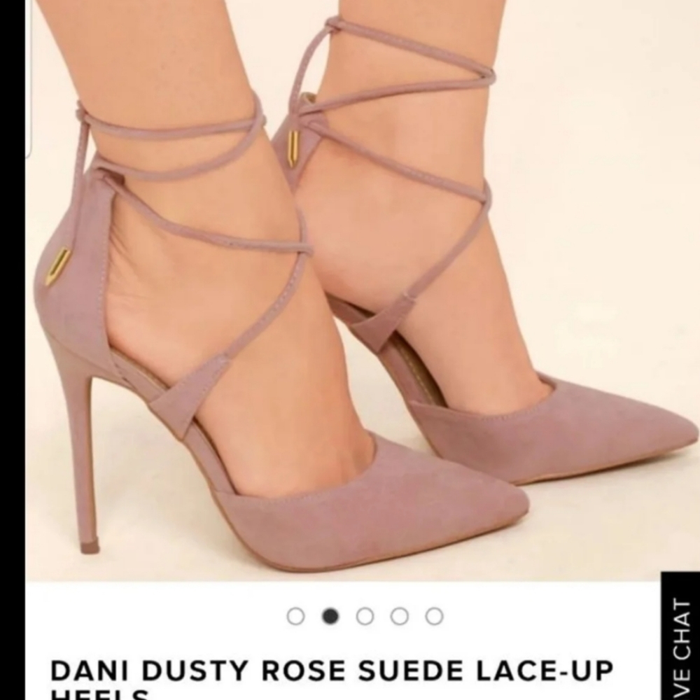 Lulu Suede Heel